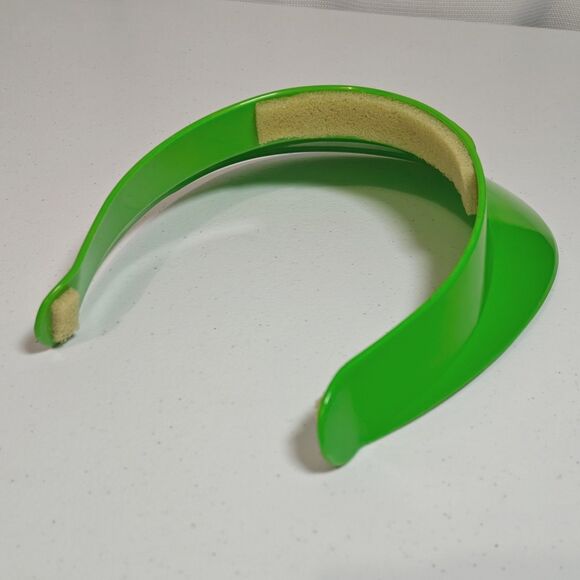 Vintage Plastic Visor Hat Looney Tunes Marvin the Martian Six Flags Green Y2K - Picture 7 of 12